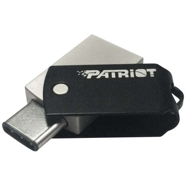 Memorie USB PATRIOT Stellar Lite, 64GB, USB 3.1/USB Type-C, Negru