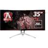 Monitor LED AOC AG352QCX, 35.0'' QHD, 4ms, Ecran curbat, Negru/Argintiu