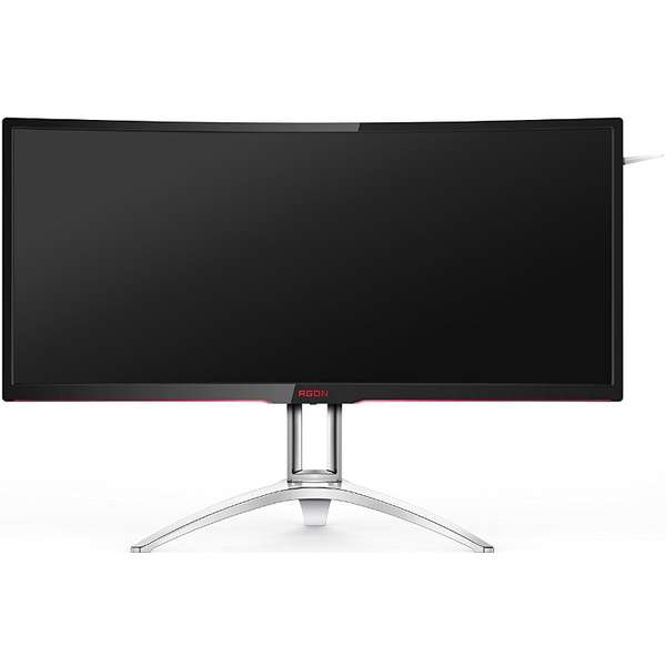 Monitor LED AOC AG352QCX, 35.0'' QHD, 4ms, Ecran curbat, Negru/Argintiu