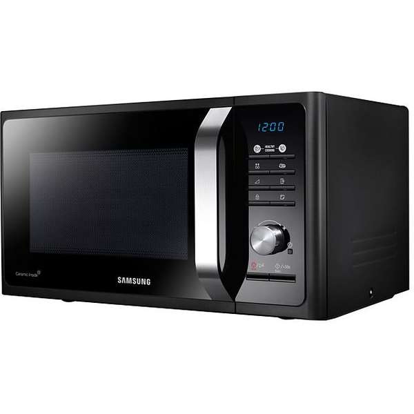 Cuptor cu microunde Samsung MS23F301TAK, 800W, 23L, Negru