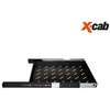 Raft mobil perforat Xcab 550mm, 1U pentru cabinete cu adancimea de 800mm, Negru