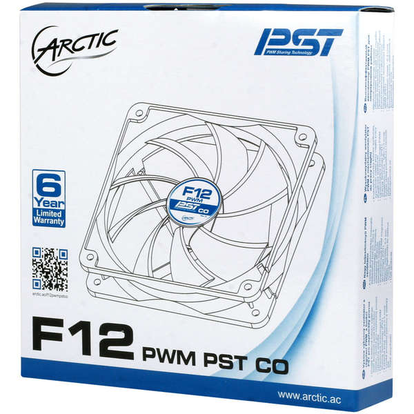 Ventilator PC Arctic F12 PWM PST CO, 120mm