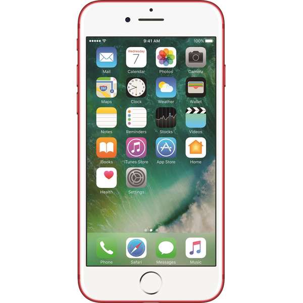 Smartphone Apple iPhone 7, Single SIM, 4.7'' LED backlit IPS Retina Multitouch, Quad Core 2.34GHz, 2GB RAM, 128GB, 12MP, 4G, Special Edition Red