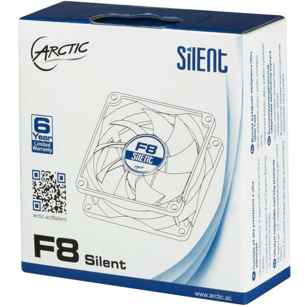Ventilator PC Arctic F8 Silent, 80mm
