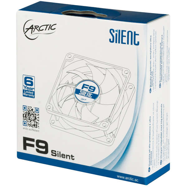 Ventilator PC Arctic F9 Silent, 92mm