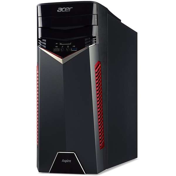 Sistem Brand Acer Aspire GX-781, Core i5-7400 3.0GHz, 8GB DDR4, 1TB HDD, GeForce GTX 1050 2GB, FreeDOS, Negru