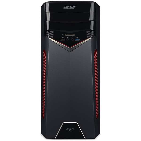 Sistem Brand Acer Aspire GX-781, Core i5-7400 3.0GHz, 8GB DDR4, 1TB HDD, GeForce GTX 1050 2GB, FreeDOS, Negru
