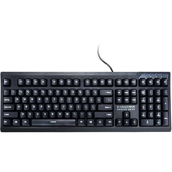 Tastatura Zalman ZM-K650WP, USB/PS2, Negru