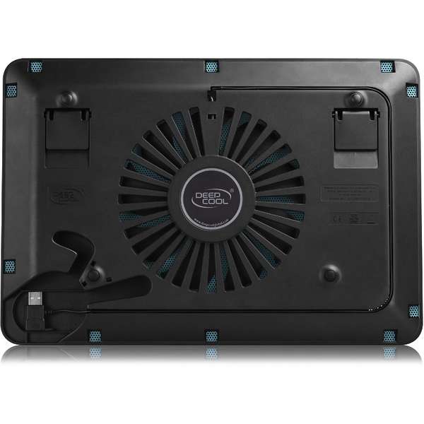Cooler Laptop Deepcool N2 Kawaii Style, pana la 17 inch, Albastru/Negru