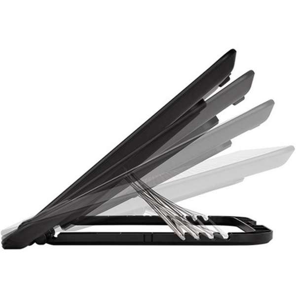 Cooler Laptop Thermaltake Massive A21, pana la 17 inch, Negru/Argintiu
