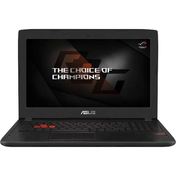 Laptop Asus ROG GL502VM-FY163, 15.6'' FHD, Core i7-7700HQ 2.8GHz, 12GB DDR4, 1TB HDD + 128GB SSD, GeForce GTX 1060 3GB, Endless OS, Negru