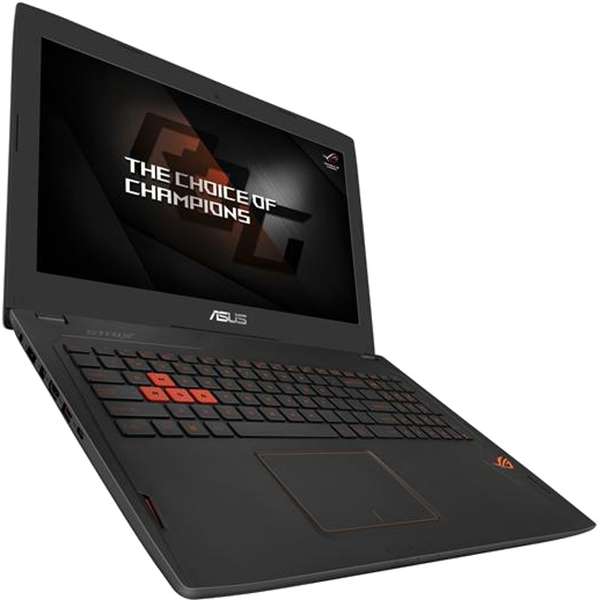Laptop Asus ROG GL502VM-FY163, 15.6'' FHD, Core i7-7700HQ 2.8GHz, 12GB DDR4, 1TB HDD + 128GB SSD, GeForce GTX 1060 3GB, Endless OS, Negru