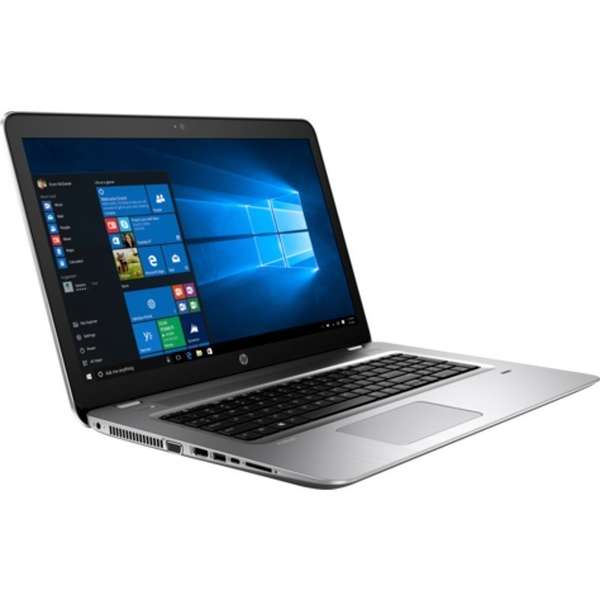 Laptop HP ProBook 470 G4, 17.3'' HD+, Core i5-7200U 2.5GHz, 8GB DDR4, 1TB HDD, GeForce 930MX 2GB, FingerPrint Reader, FreeDOS, Argintiu, Geanta inclusa