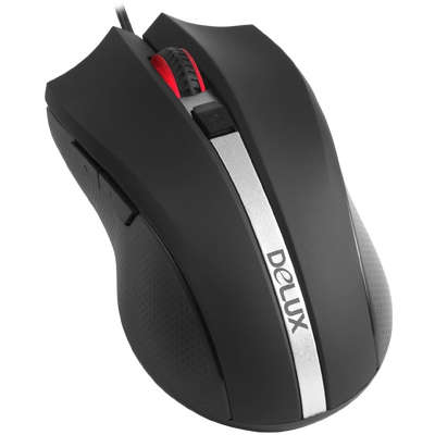 Mouse gaming Delux M516, USB, Optic, 2400dpi, Negru