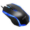 Mouse gaming Delux M556, USB, Optic, 2400dpi, Negru/Albastru