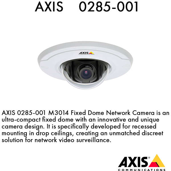 Camera IP AXIS M3014, Dome, CMOS, 1MP, Alb