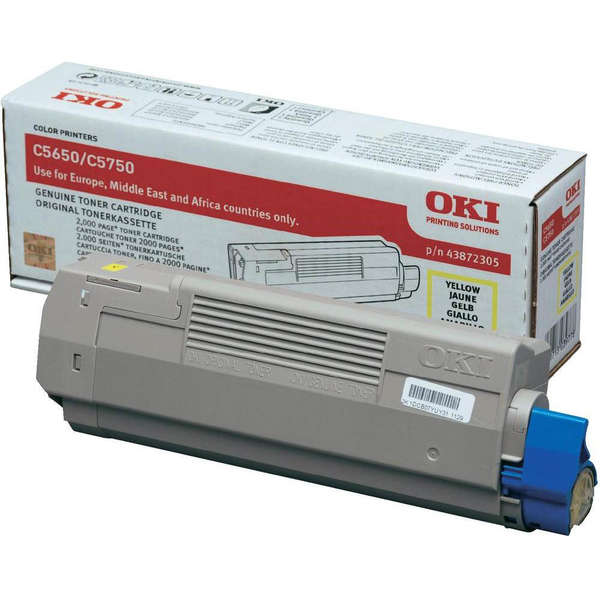 OKI Toner seria C5650/C5750 Yellow