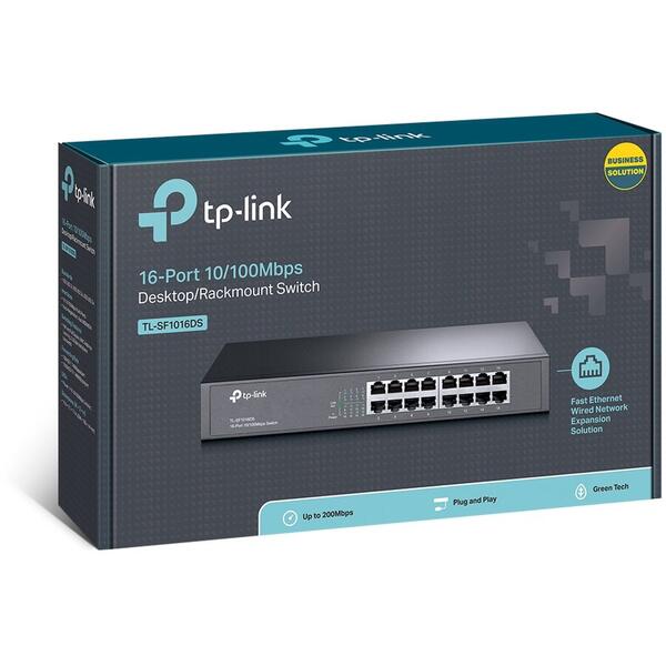 Switch TP-LINK TL-SF1016DS, 16 Porturi