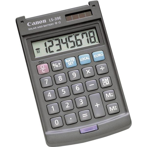 Calculator de birou Canon LS-39E, 8 digiti, Dual Power