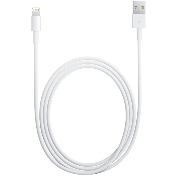 Apple Lightning USB pentru iPhone/iPod, MD818ZM/A, Alb
