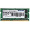 Memorie Notebook PATRIOT DDR3 4GB, 1600Mhz CL11 1.5V