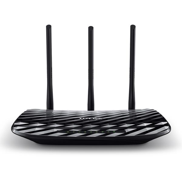 Router Wireless TP-LINK Archer C2, 450 + 433Mbps, Dual Band 2.4GHz si 5GHz, Management