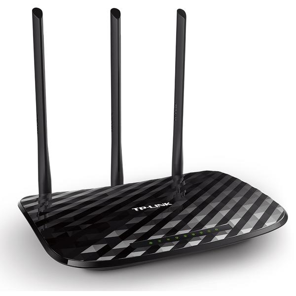 Router Wireless TP-LINK Archer C2, 450 + 433Mbps, Dual Band 2.4GHz si 5GHz, Management