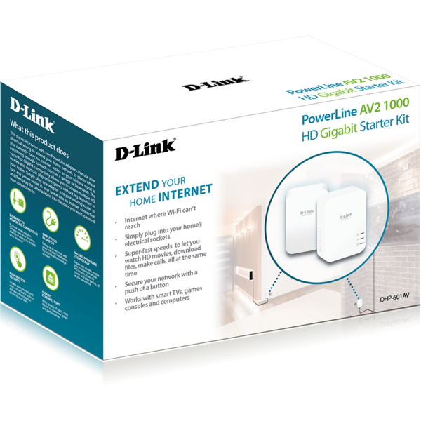 Kit PowerLine D-LINK DHP-601AV/E