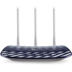 Router Wireless TP-LINK Archer C20, 433 + 300Mbps, 4 x LAN, 1 x WAN, 3 antene