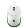 Mouse Serioux Rainbow 680, USB, Optic, 1000dpi, Alb/Verde