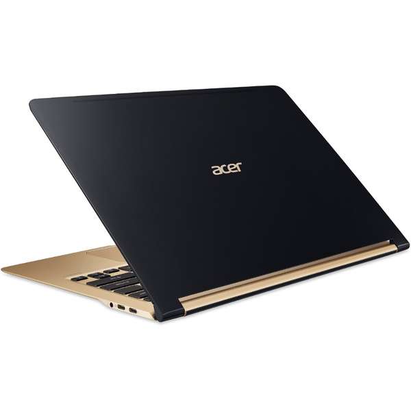 Laptop Acer Swift SF713-51-M5BV, 13.3'' FHD, Core i7-7Y75 1.3GHz, 8GB DDR3, 512GB SSD, Intel HD 615, Win 10 Home 64bit, Negru/Auriu