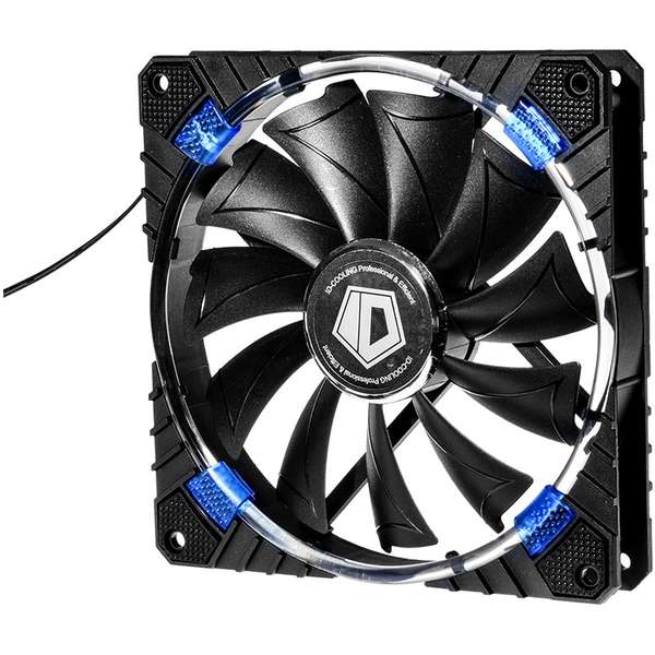 Ventilator PC ID-Cooling CF-14025-B Blue LED, 140mm