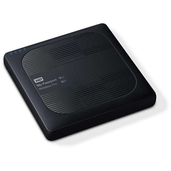 Hard Disk Extern WD My Passport Wireless Pro, 1TB, USB 3.0/Wi-Fi, Negru