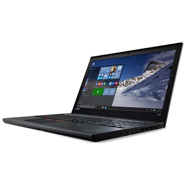 Laptop Lenovo ThinkPad P50s, 15.6'' FHD, Core i7-6500U 2.5GHz, 8GB DDR3, 256GB SSD, Quadro M500M 2GB, Win 10 Pro 64bit, Negru
