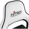 Scaun Gaming Nitro Concepts E220 Evo, Alb/Negru