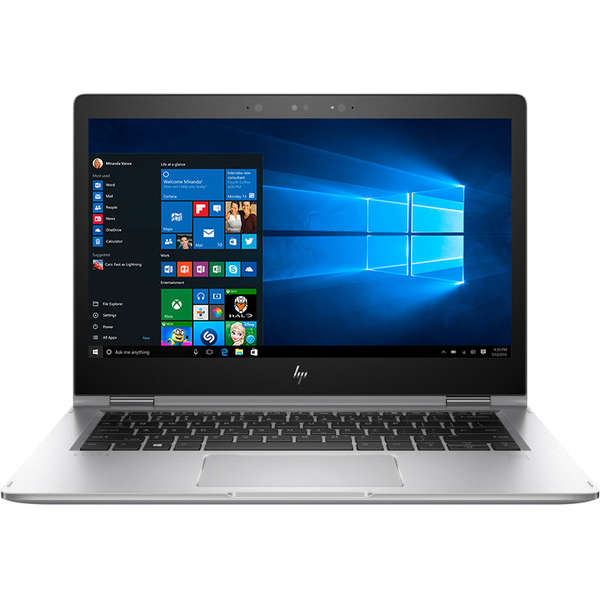 Laptop HP EliteBook x360 1030 G2, 13.3'' FHD Touch, Core i5-7200U 2.5GHz, 8GB DDR4, 256GB SSD, Intel HD 620, FingerPrint Reader, Win 10 Pro 64bit, Argintiu