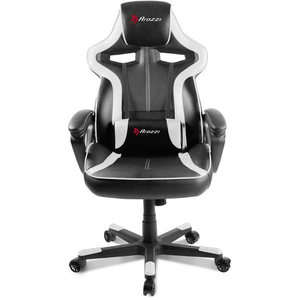 Scaun Gaming AROZZI Milano, Negru/Alb