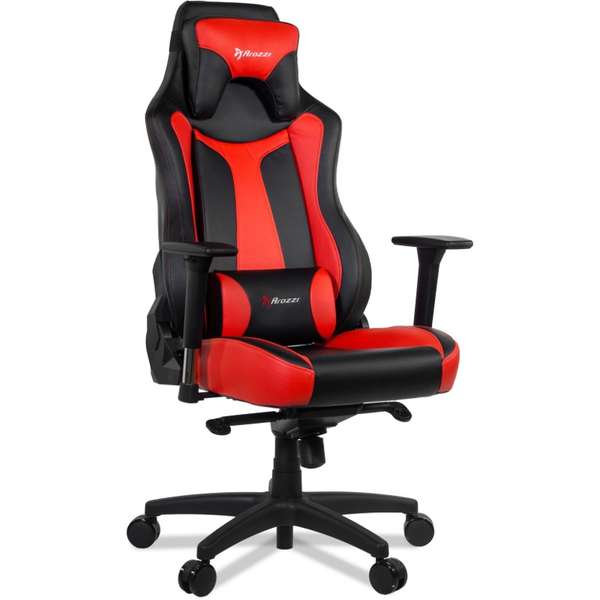 Scaun Gaming AROZZI VERNAZZA, Negru/Rosu