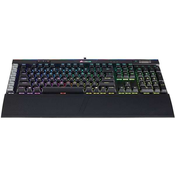 Tastatura gaming Corsair K95 RGB PLATINUM, USB, Layout NA, Cherry MX Speed, Negru