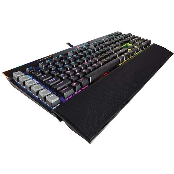 Tastatura gaming Corsair K95 RGB PLATINUM, USB, Layout NA, Cherry MX Speed, Negru