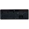 Tastatura Logitech K750 Solar, Wireless, USB, Layout DE, Negru