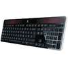 Tastatura Logitech K750 Solar, Wireless, USB, Layout DE, Negru