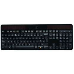 Tastatura Logitech K750 Solar, Wireless, USB, Layout DE, Negru