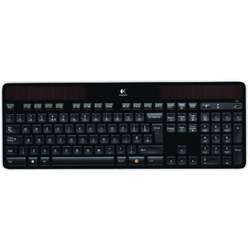 K750 Solar, Wireless, USB, Layout DE, Negru