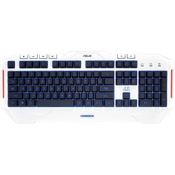 Tastatura gaming Asus Cerberus Arctic, USB, Alb