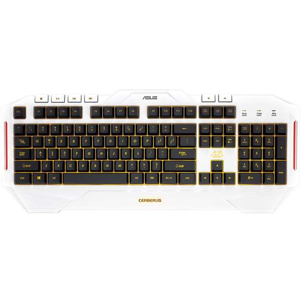 Tastatura gaming Asus Cerberus Arctic, USB, Alb