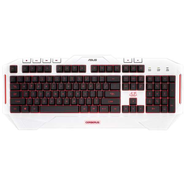 Tastatura gaming Asus Cerberus Arctic, USB, Alb