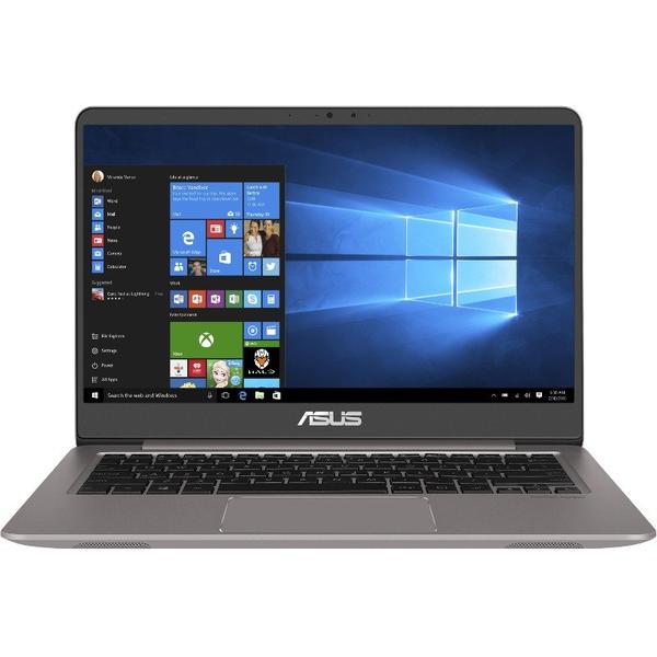 Laptop Asus ZenBook UX410UA-GV155T, 14.0'' FHD, Core i5-7200U 2.5GHz, 8GB DDR4, 500GB HDD + 128GB SSD, Intel HD 620, Win 10 Home 64bit, Gri