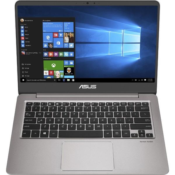 Laptop Asus ZenBook UX410UA-GV155T, 14.0'' FHD, Core i5-7200U 2.5GHz, 8GB DDR4, 500GB HDD + 128GB SSD, Intel HD 620, Win 10 Home 64bit, Gri