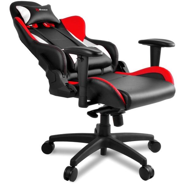 Scaun Gaming AROZZI Verona Pro V2, Negru/Rosu